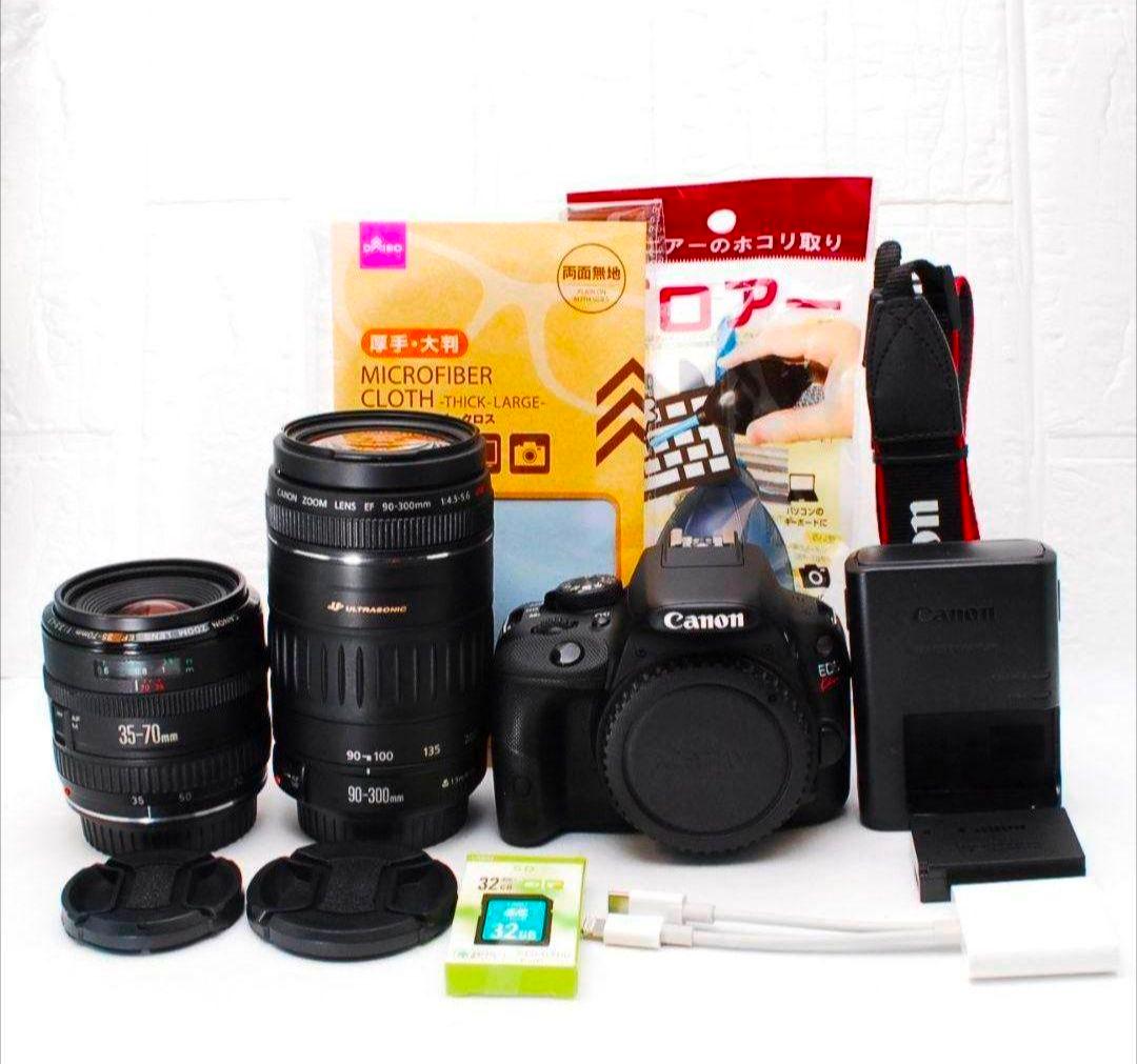 超望遠レンズ付✨Canon EOS Kiss X7✨ダブルレンズ✨