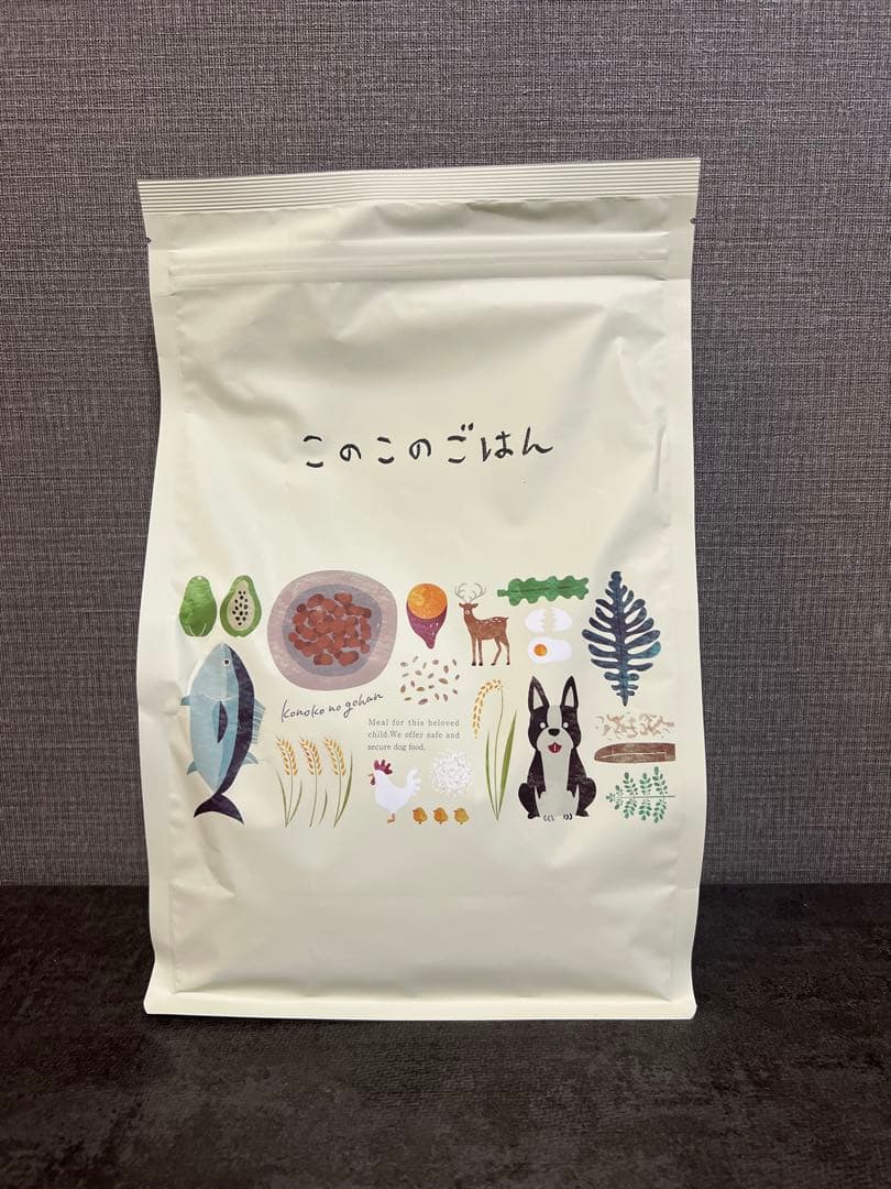 このこのごはん 1キロx4袋新品未開封箱付き ドライフード コノコトトモニ