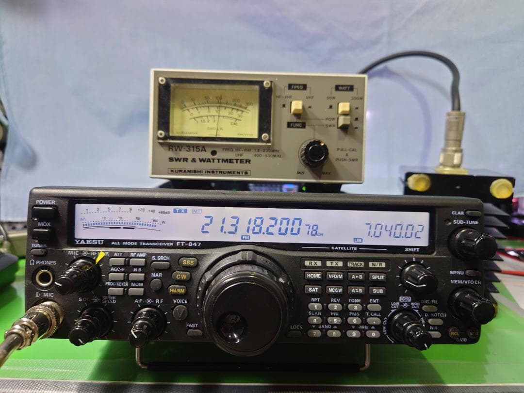 m*y様 YAESU FT-847 コリンズメカフィル付き 美品