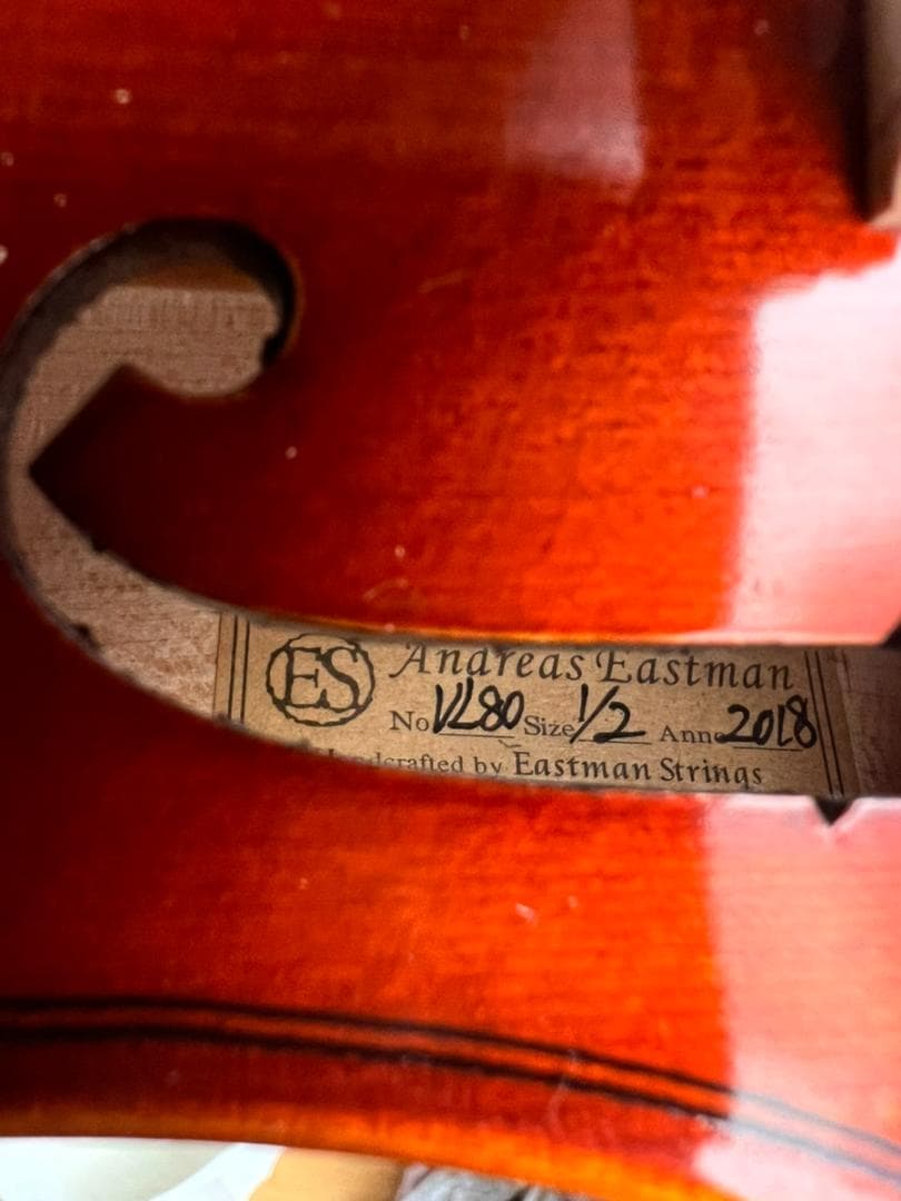 美品✨ Andreas Eastman VL80 1/2 2018 バイオリン