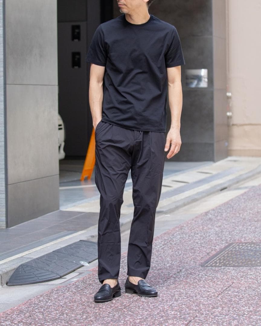 Herno ヘルノ スーパーファインコットンストレッチTee【Herno】