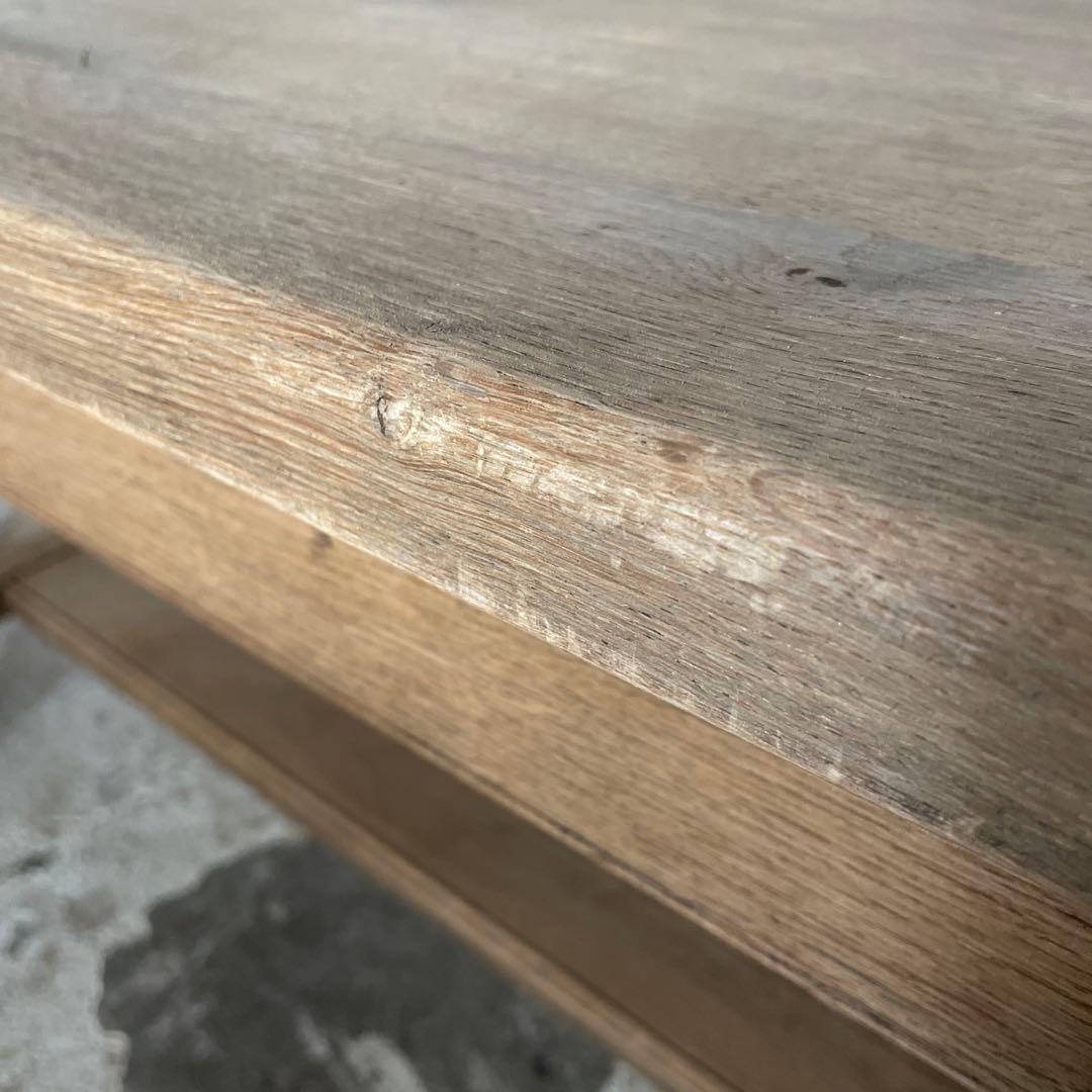 ととちゃんビンテージ　ドロワーサイドテーブル　ドロワーコンソール 剥離