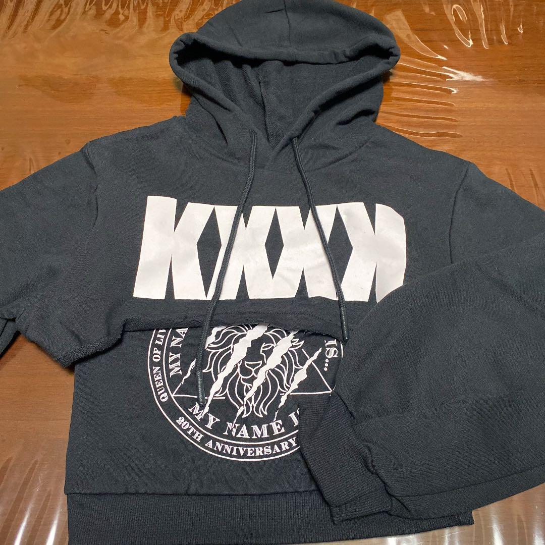 倖田來未 クロップド フーディー キャミソール 2ピース セット