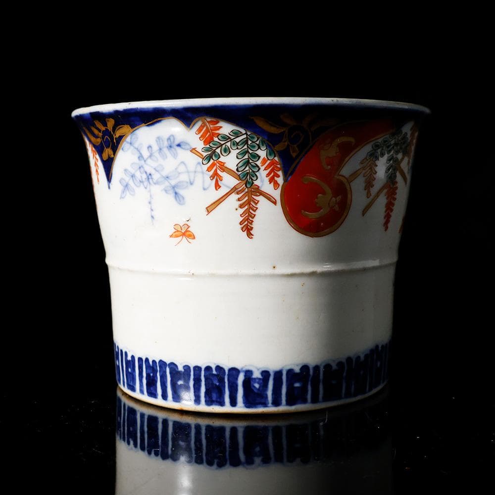 T 時代年代物　幕末　盃洗　深鉢　碇 陶器　陶芸品