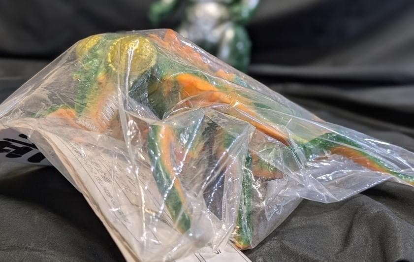 ミニラ（ブルマァク復刻）＆未開封カマキラス（マルサン）ソフビ２体セット＋１