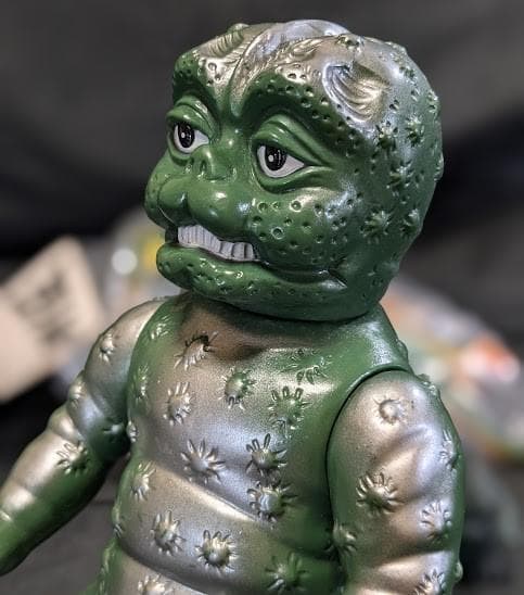 ミニラ（ブルマァク復刻）＆未開封カマキラス（マルサン）ソフビ２体セット＋１