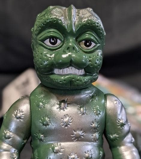 ミニラ（ブルマァク復刻）＆未開封カマキラス（マルサン）ソフビ２体セット＋１