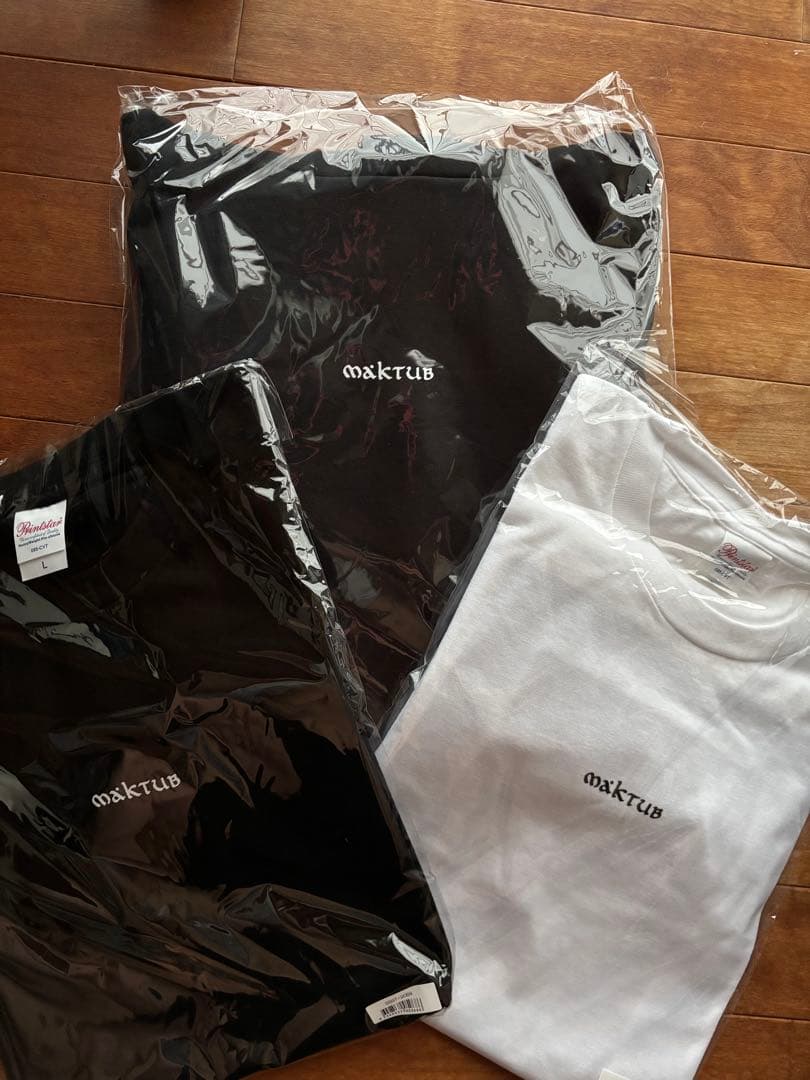 【新品】JJJ maktub tシャツ パーカー フーディ 3点セット Lサイズ