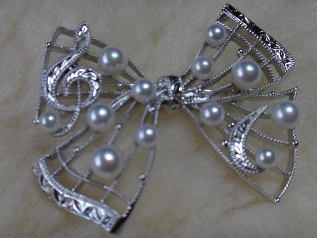 MIKIMOTO　ミキモト　パールブローチ