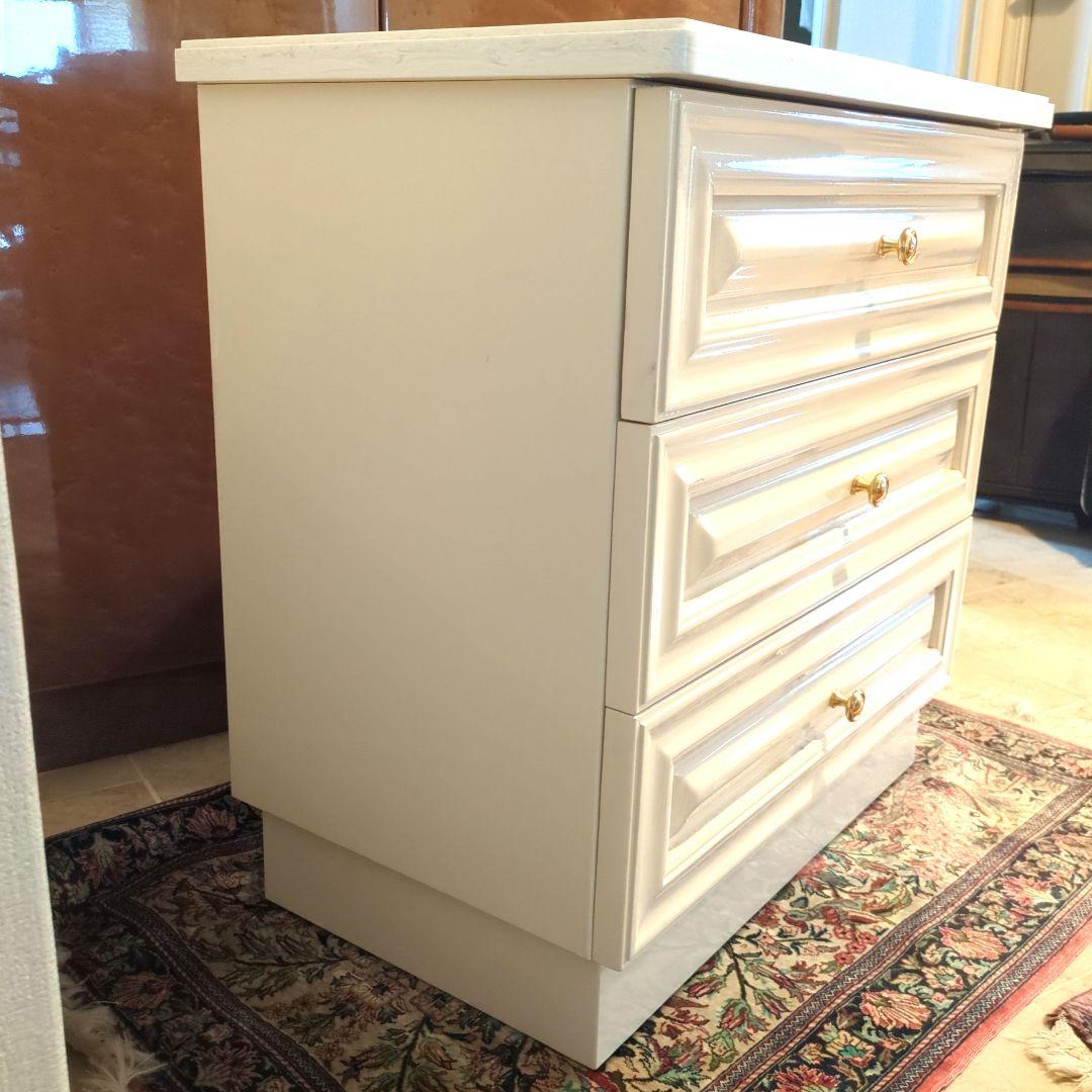 キャビネット　サイドボード　サイドテーブル　白　ホワイト　サイドキャビネット