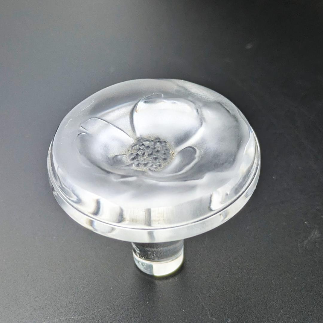 m*i様 ラリック Moulin Rouge 香水瓶 フロストガラス 花モチーフ