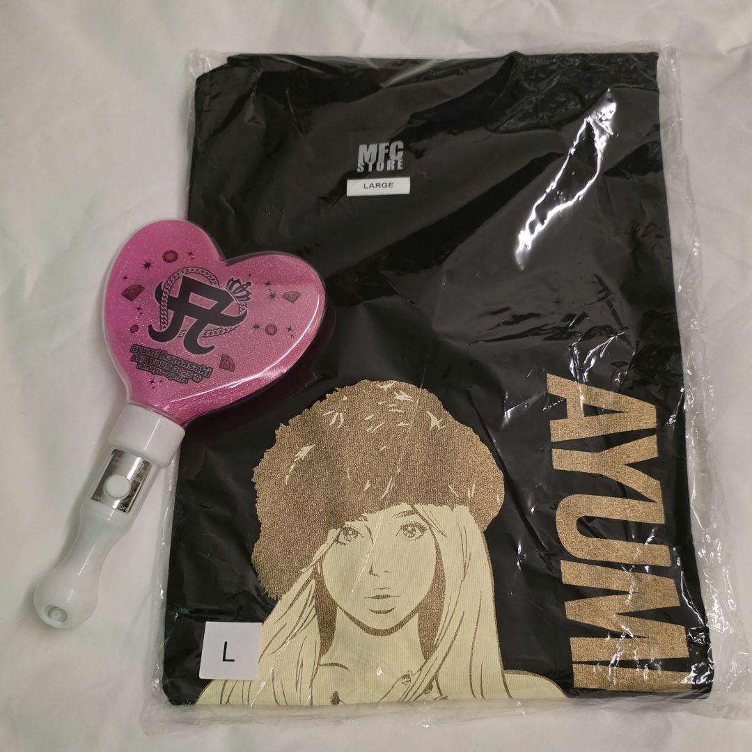 浜崎あゆみ グッズ 北京限定 MFC STORE Tシャツ ブラック L