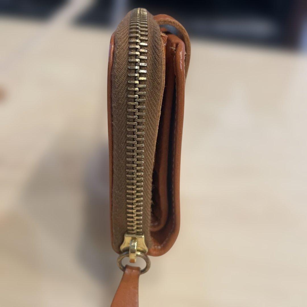 イルビゾンテ 二つ折り財布 袋付き キャラメルブラウン(ヤキヌメ)