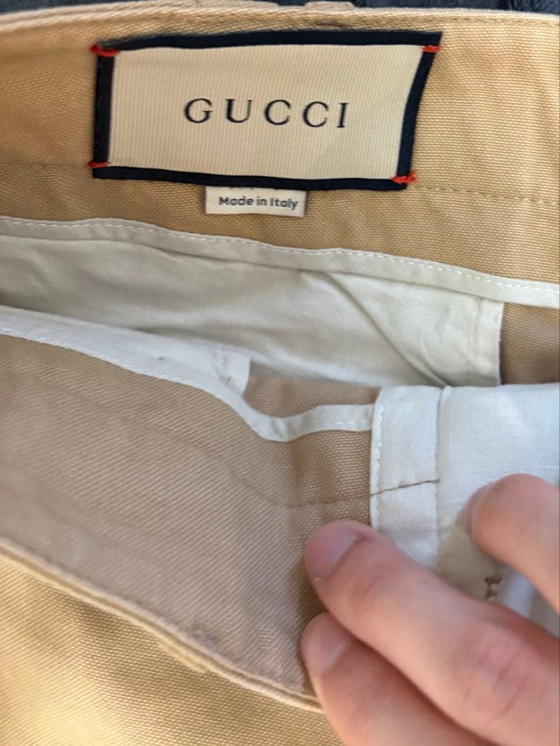 期間限定セール！GUCCI グッチ ミケーレ期 ワイド チノ トラウザー 44