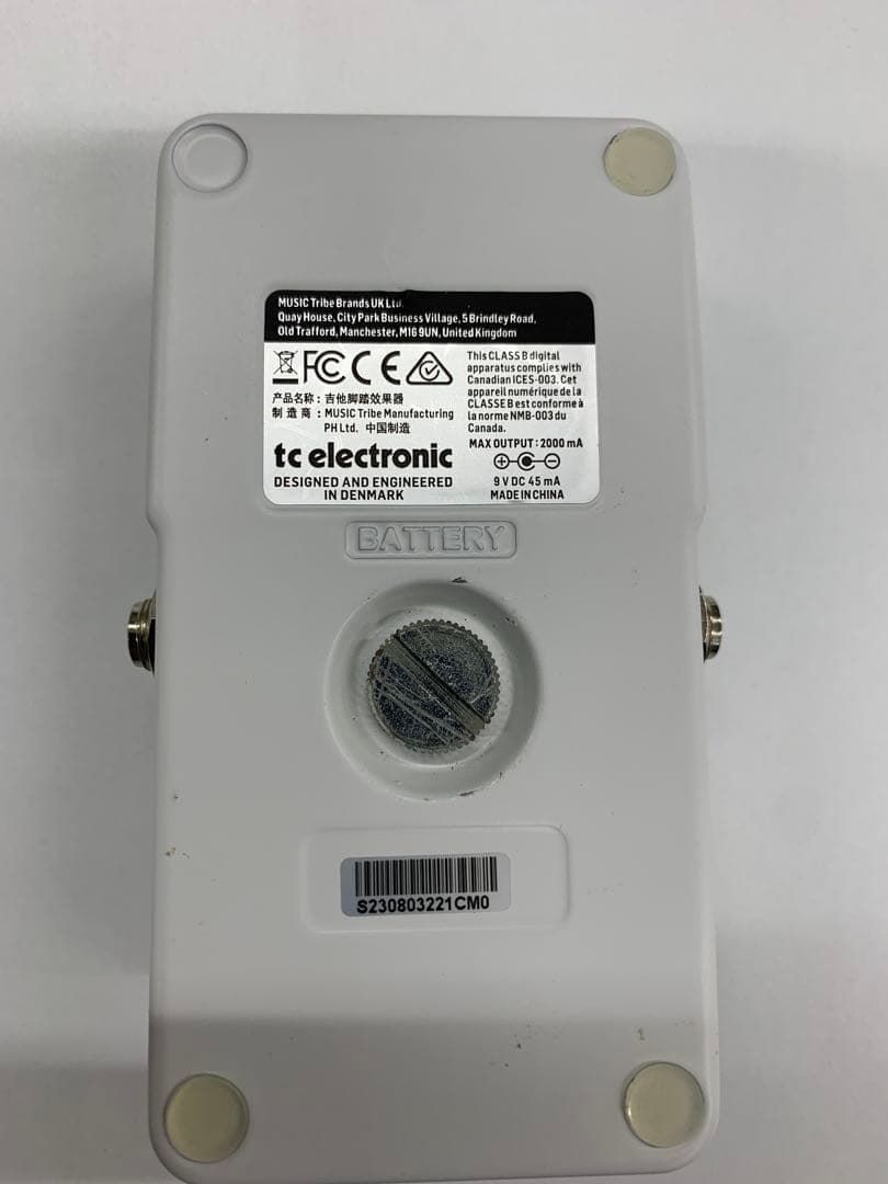 tc electronic polytune 3 ギターエフェクター　電源付属