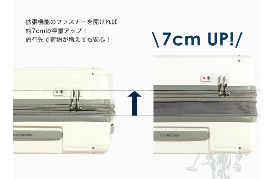 U.S. POLO ASSN. ユーエスポロアッスン スーツケース60l