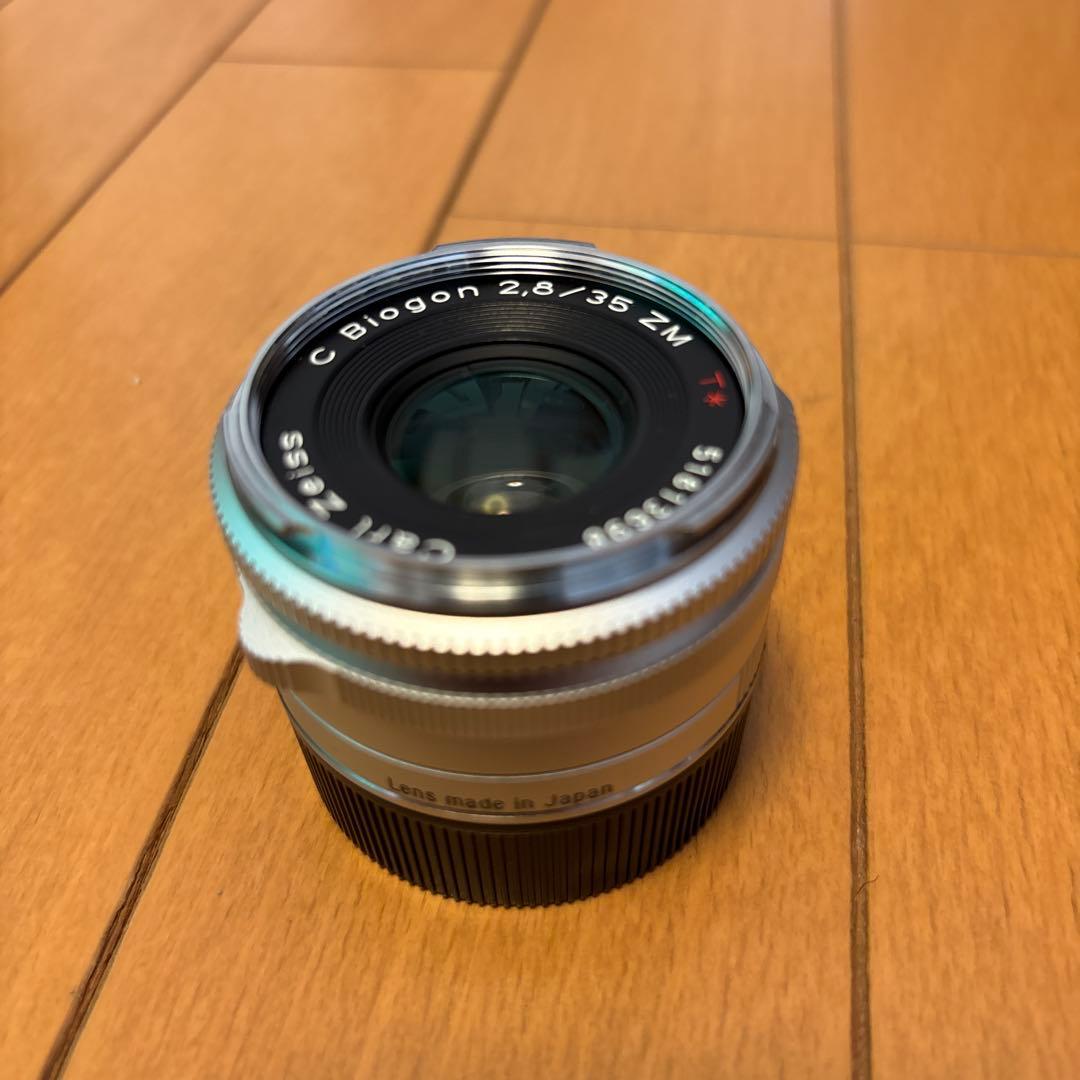 極上品 Carl Zeiss C Biogon 2.8/35 ZM 純正フード付