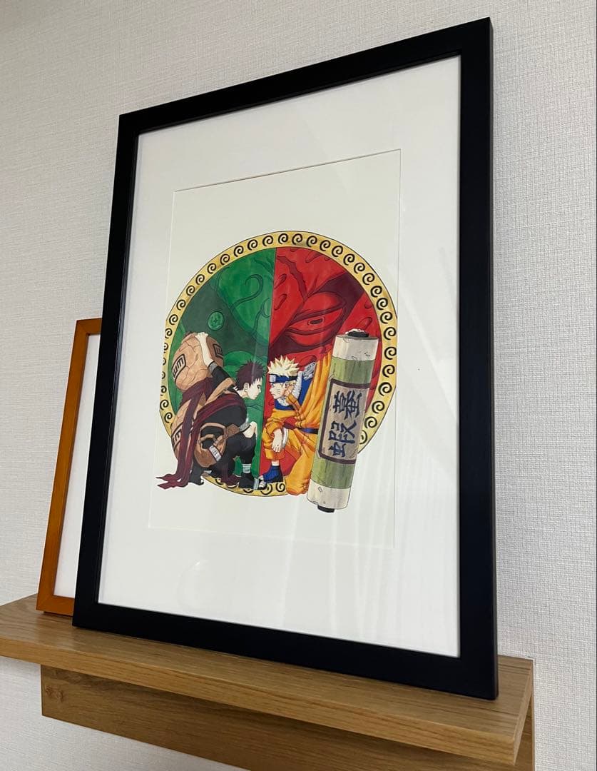 NARUTO 複製原画② A3額縁付　原画のまとめ売りOK