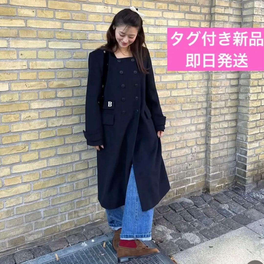 タグ付き新品 bibiy B. CAROL COAT ロングコート ブラック 黒