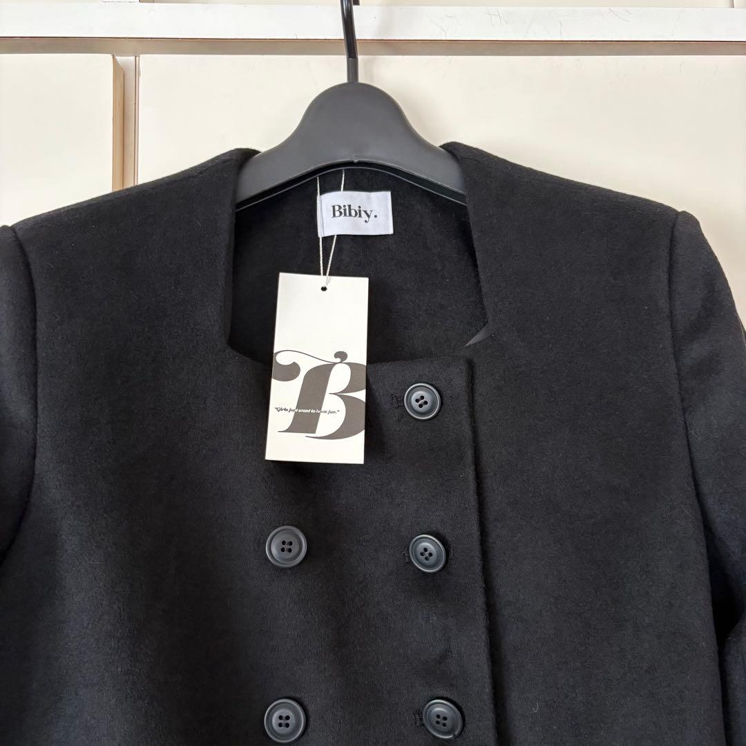 タグ付き新品 bibiy B. CAROL COAT ロングコート ブラック 黒