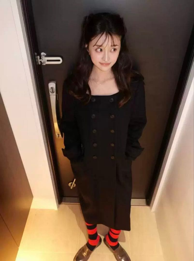 タグ付き新品 bibiy B. CAROL COAT ロングコート ブラック 黒