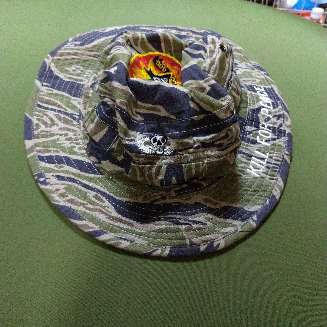 ベトナム戦☆タイガーストライプ☆刺繍☆HAT☆
