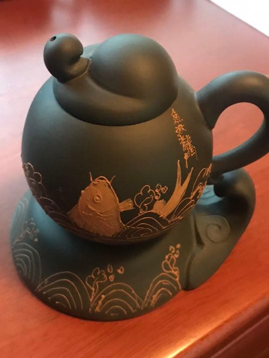 陳法生　中国茶壺　変な急須　滴水