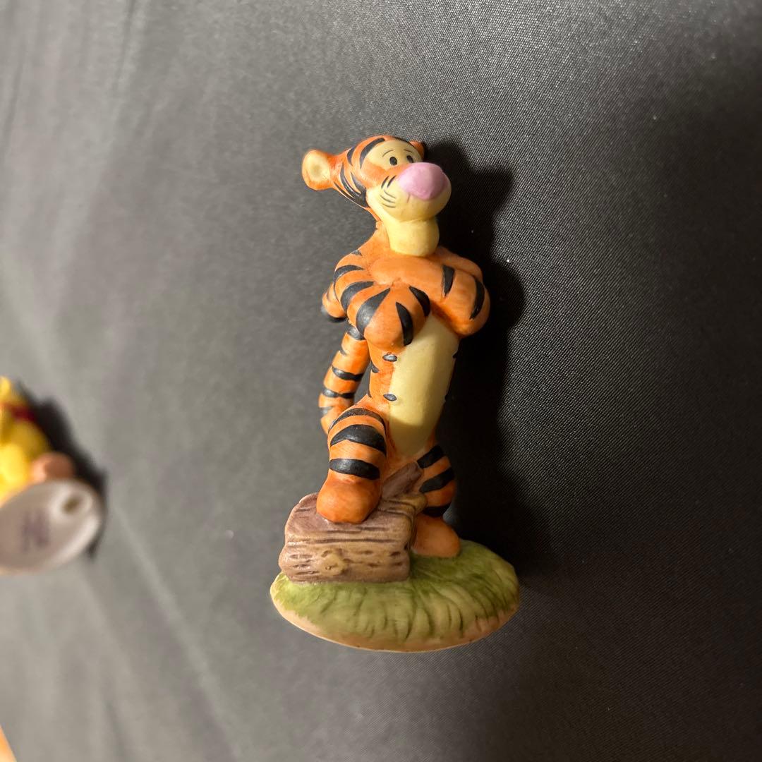 ディズニー 加藤工芸 ガーデンフィギュア ミニチュア陶器 くまのプーさん なかま