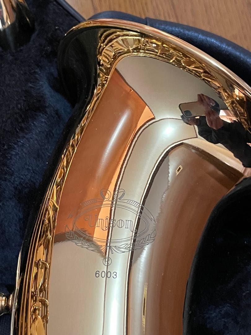 Unison テナー サックス マウスピース リガチャー リード付 中古