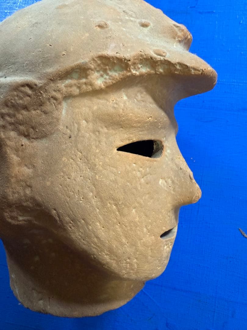 埴輪（武人頭部） 埼玉県／複製品 レプリカ