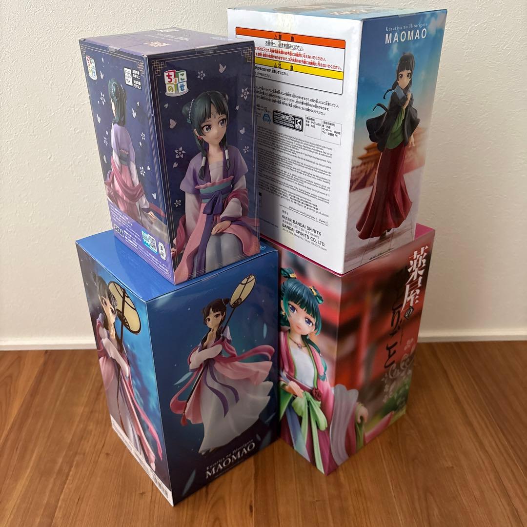 【新品未開封】薬屋のひとりごと　猫猫フィギュア 4体セット