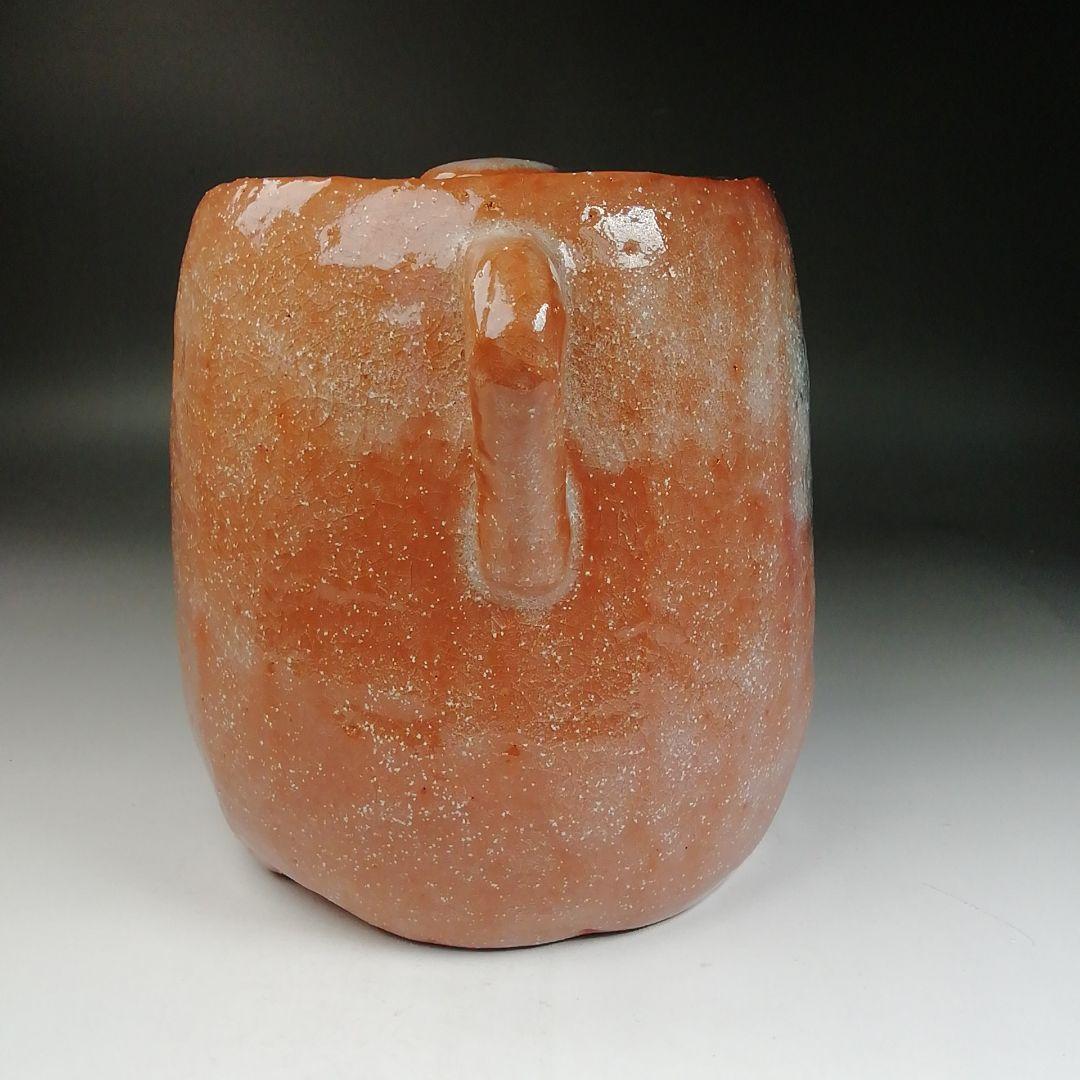 Ｔ９９４　水指　『赤楽　水指』『楽入 造』　共箱　茶道具