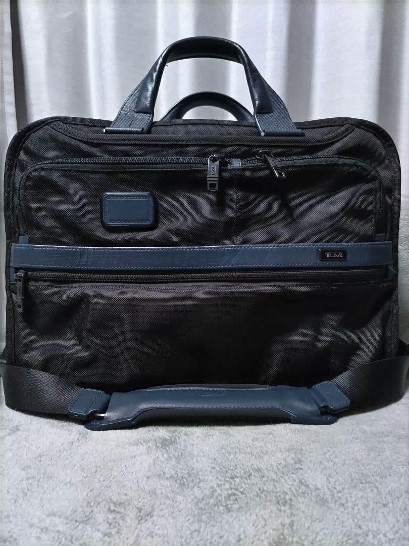 TUMI×EDIFICE　ブリーフケース　黒×ネイビー