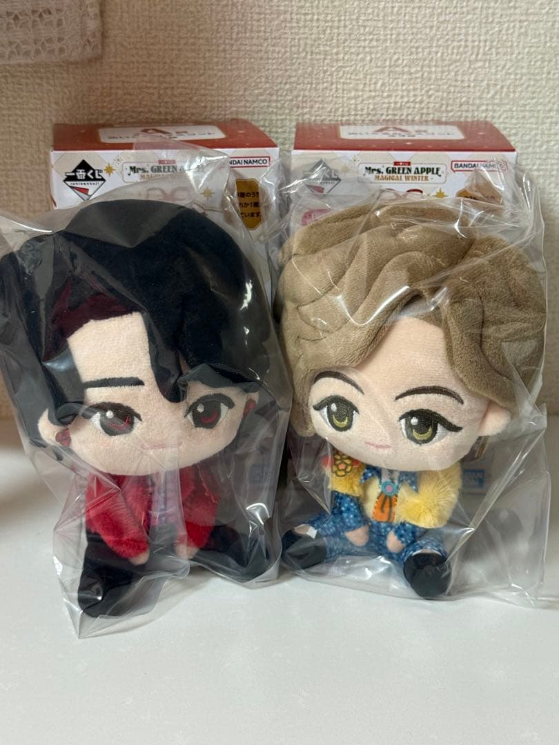 一番くじMrs. GREEN APPLE A賞ぬいぐるみマスコット大森元貴 藤澤