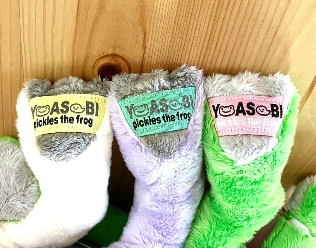 （新品）YOASOBI×かえるのピクルス ビーンドール　白・紫・緑
