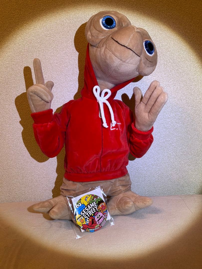 E.T. ぬいぐるみ　 セサミストリート缶バッジ