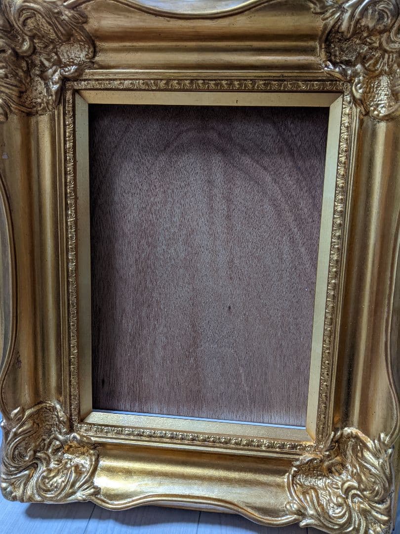 油絵　額縁　額装　ゴールド　アンティーク