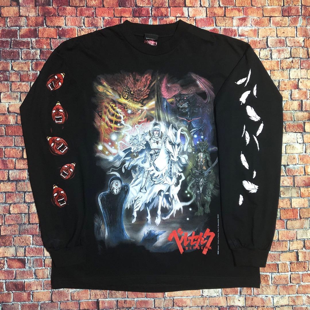 【ロンT】Tシャツ ベルセルク グリフィス 鷹の団 アニメ 漫画 キャスカ 古着