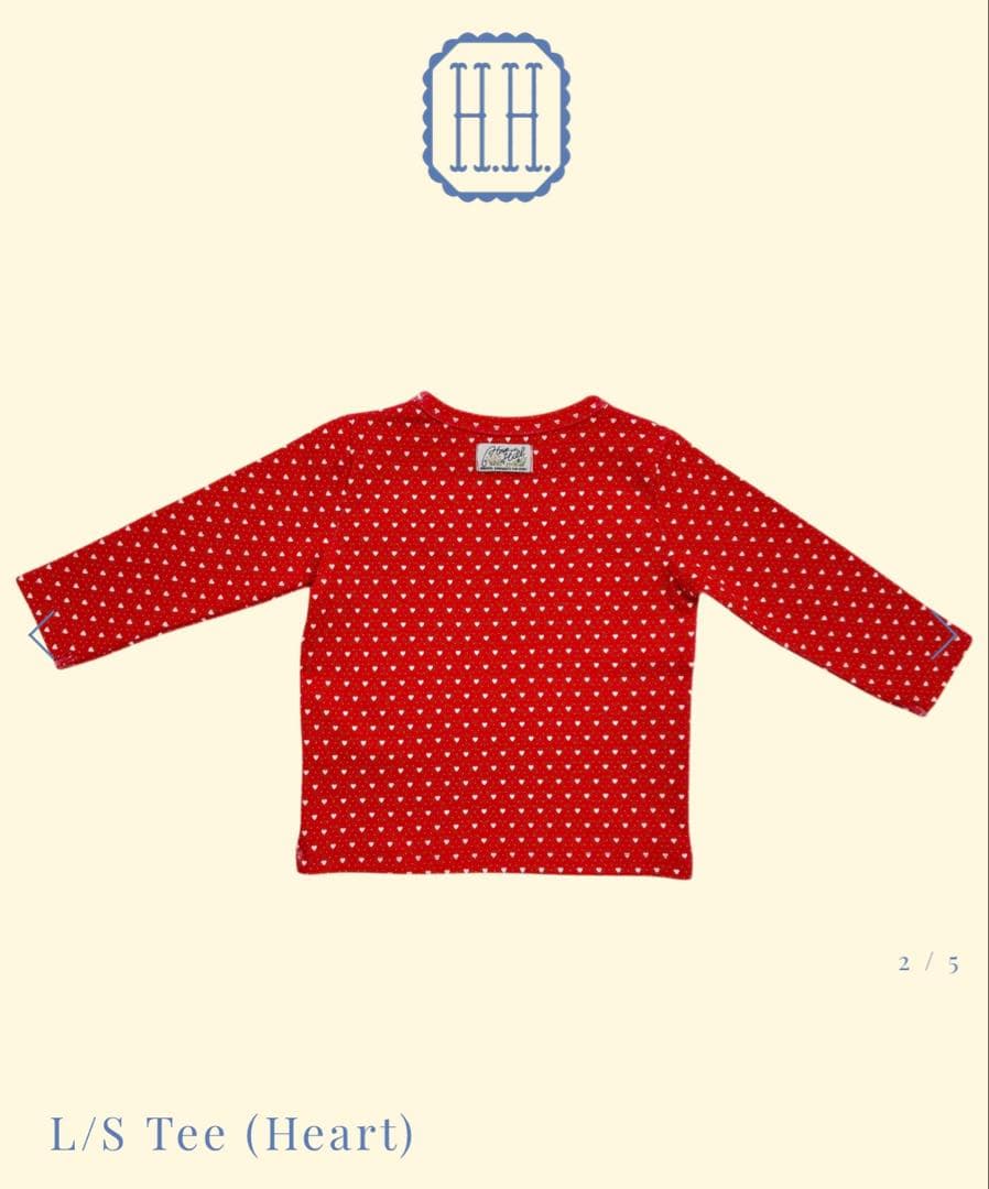 【専用】House on the Hill L/S Tee (Heart) 80