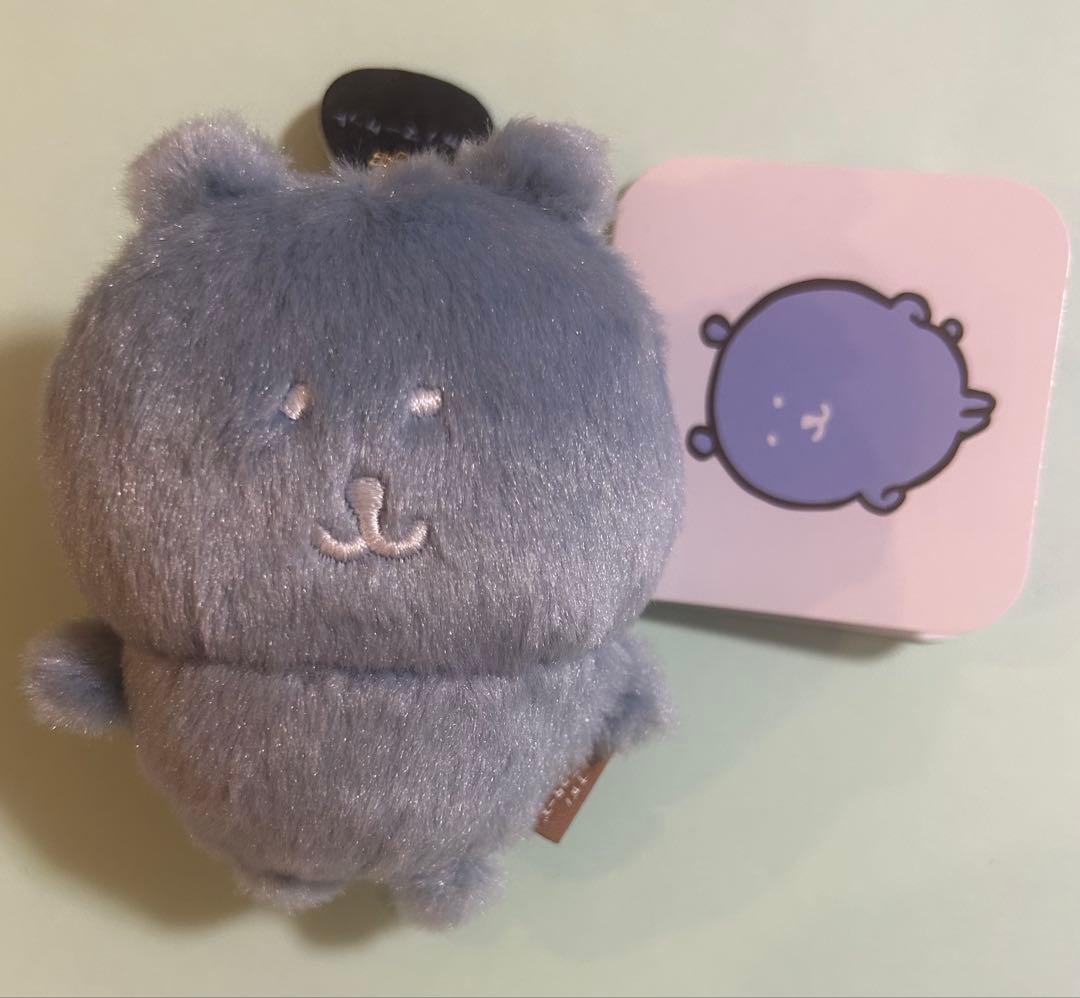 韓国限定カラーなナガノのくま　マスコット　ブルーグレー　クールブルー