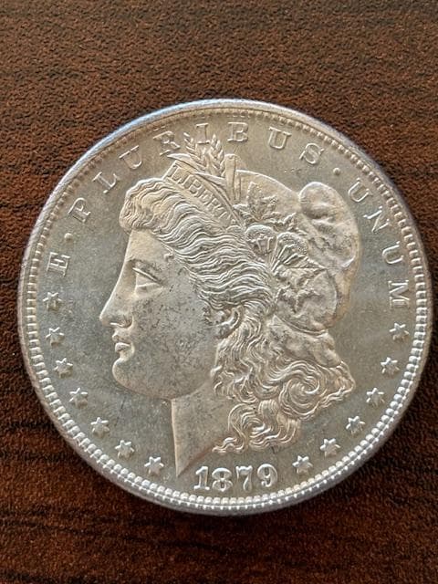 アメリカドル　モルガンダラー銀貨1879S＆ピース銀貨1924Pセット