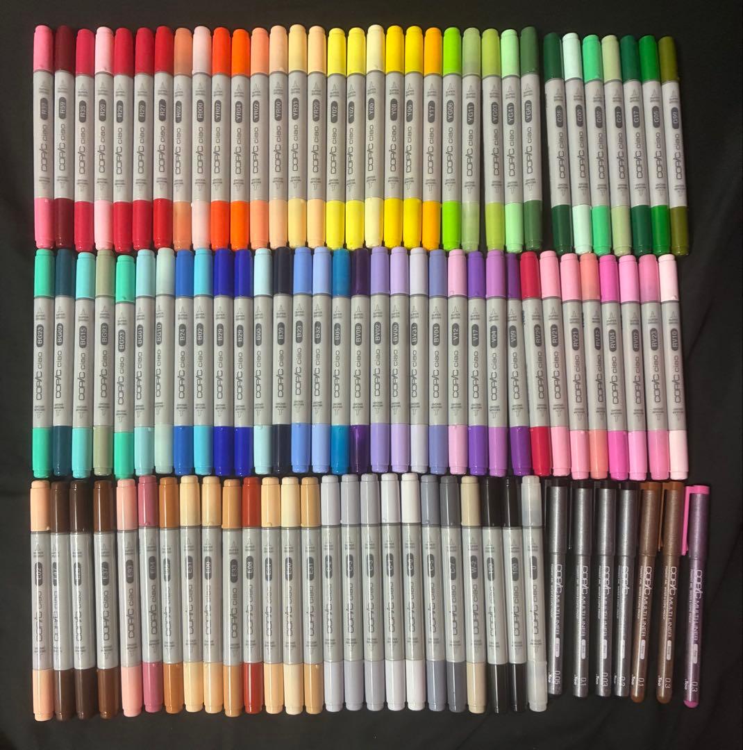 コピックチャオ91本　マルチライナー7本　まとめ売り