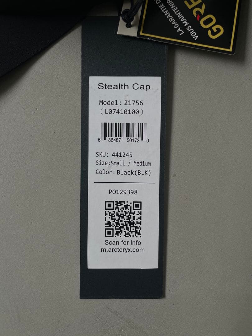 あ*お様 VEILANCE Stealth Cap black S/Mアークテリ