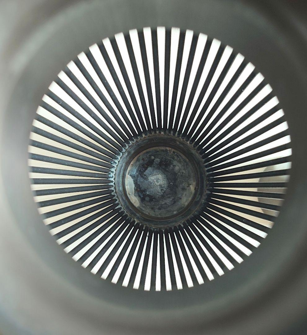 登鴻作　鋳銅　透籠　花瓶　落とし付