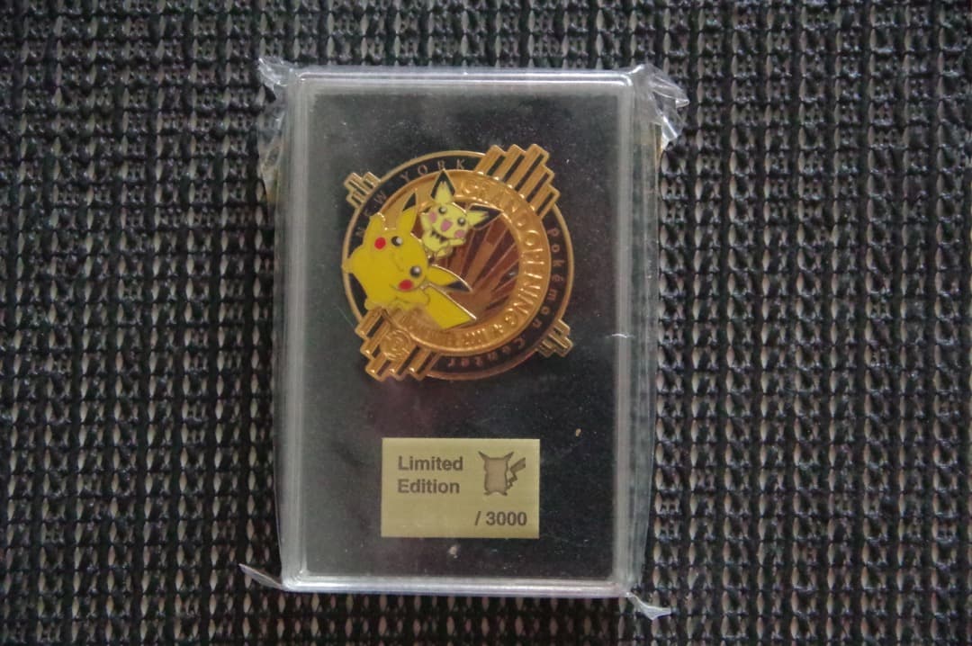 【奇跡の未開封】911WTC NYポケモンセンターオープン記念ピンバッジ