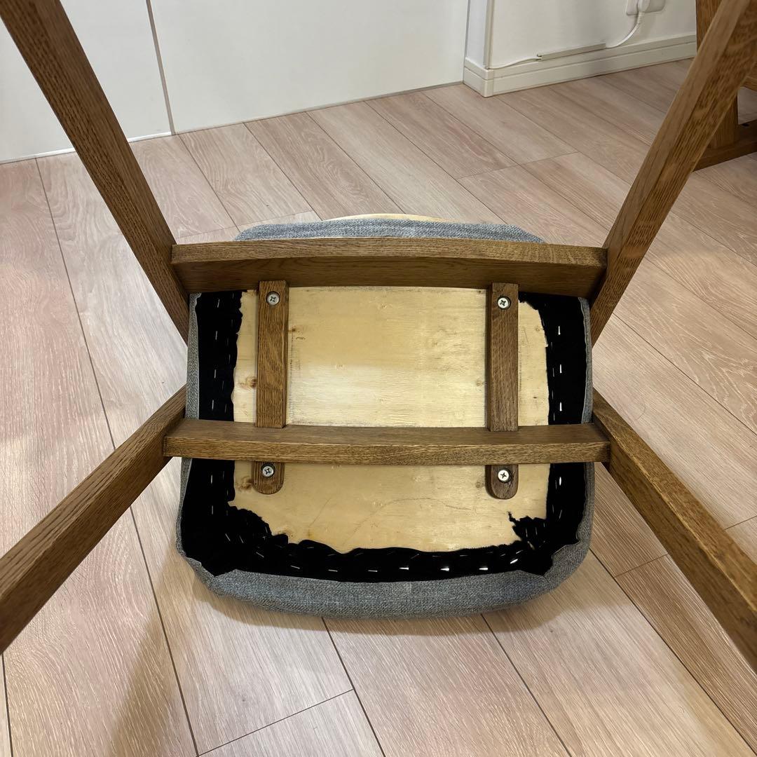 unico チェア　ELEMT ブラウン