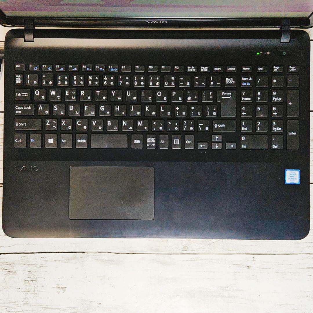 普段使いに♪VAIO大画面ノートパソコン i5 SSD カメラ テンキー DVD