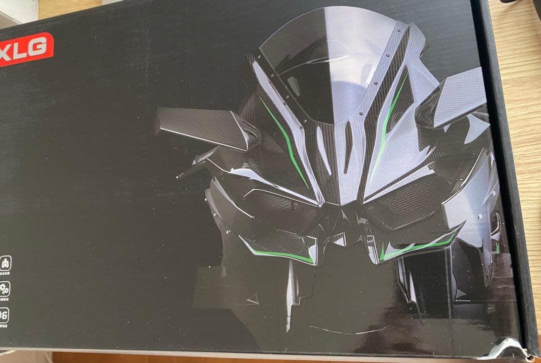 1/6 新品 Kawasaki Ninja H2R 合金モデル 音光ミスト付