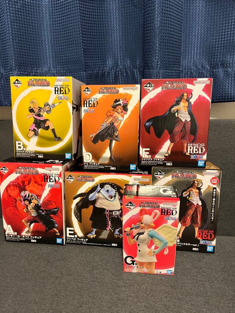 一番くじ ワンピース FILM RED フィギュア　7体まとめ売り