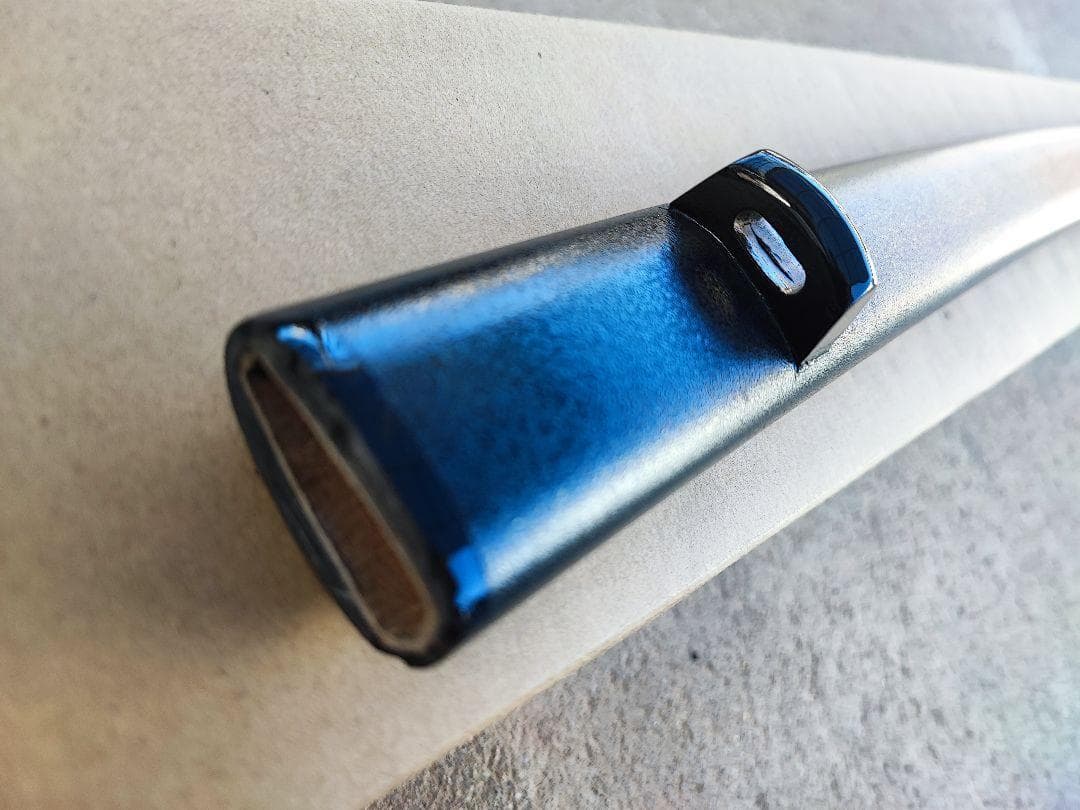 日本刀用鞘 鞘のみ 2尺4寸用 黒石目塗り